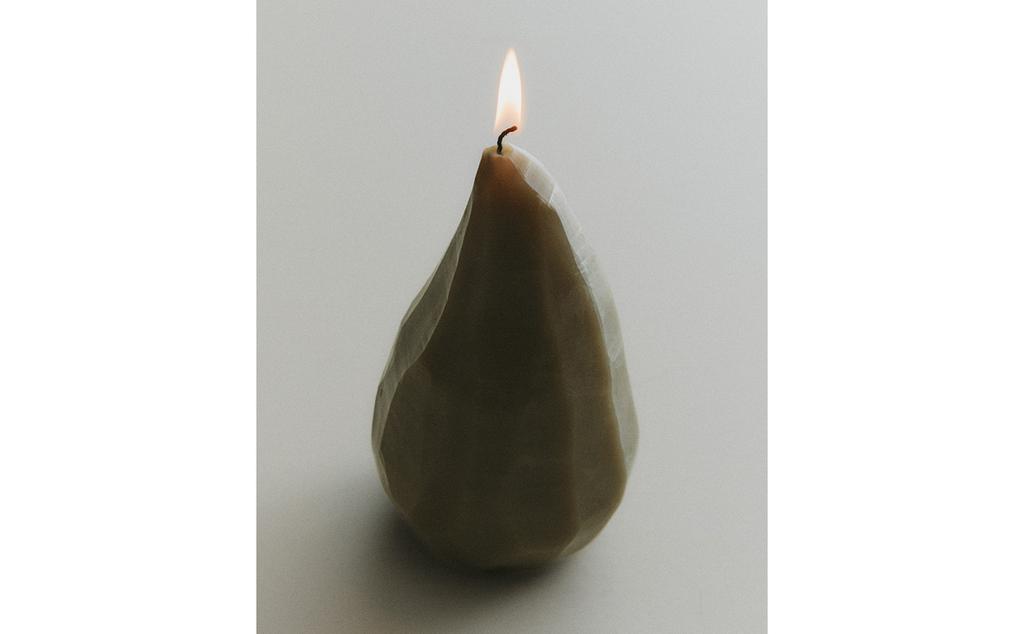 DECORATIVE GREEN DROPLET CANDLE