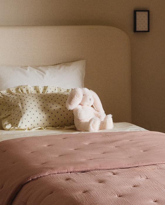 KIDS' PLAIN MUSLIN BEDSPREAD KIDS' PLAIN MUSLIN BEDSPREAD