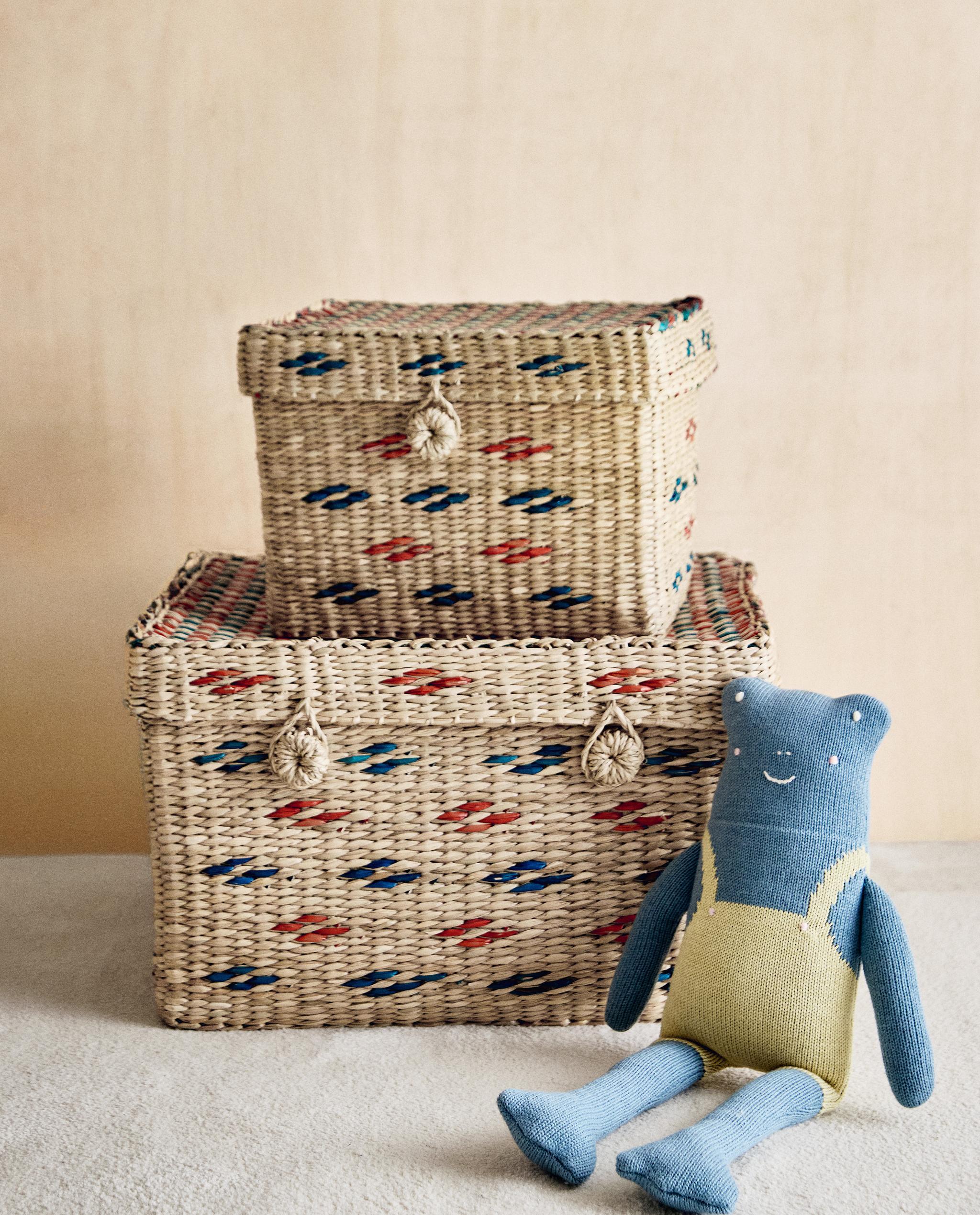 CHILDREN'S SEAGRASS BASKET WITH LID product thumbnail 2