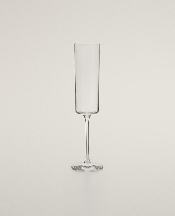 STRAIGHT CRYSTALLINE FLUTE GLASS