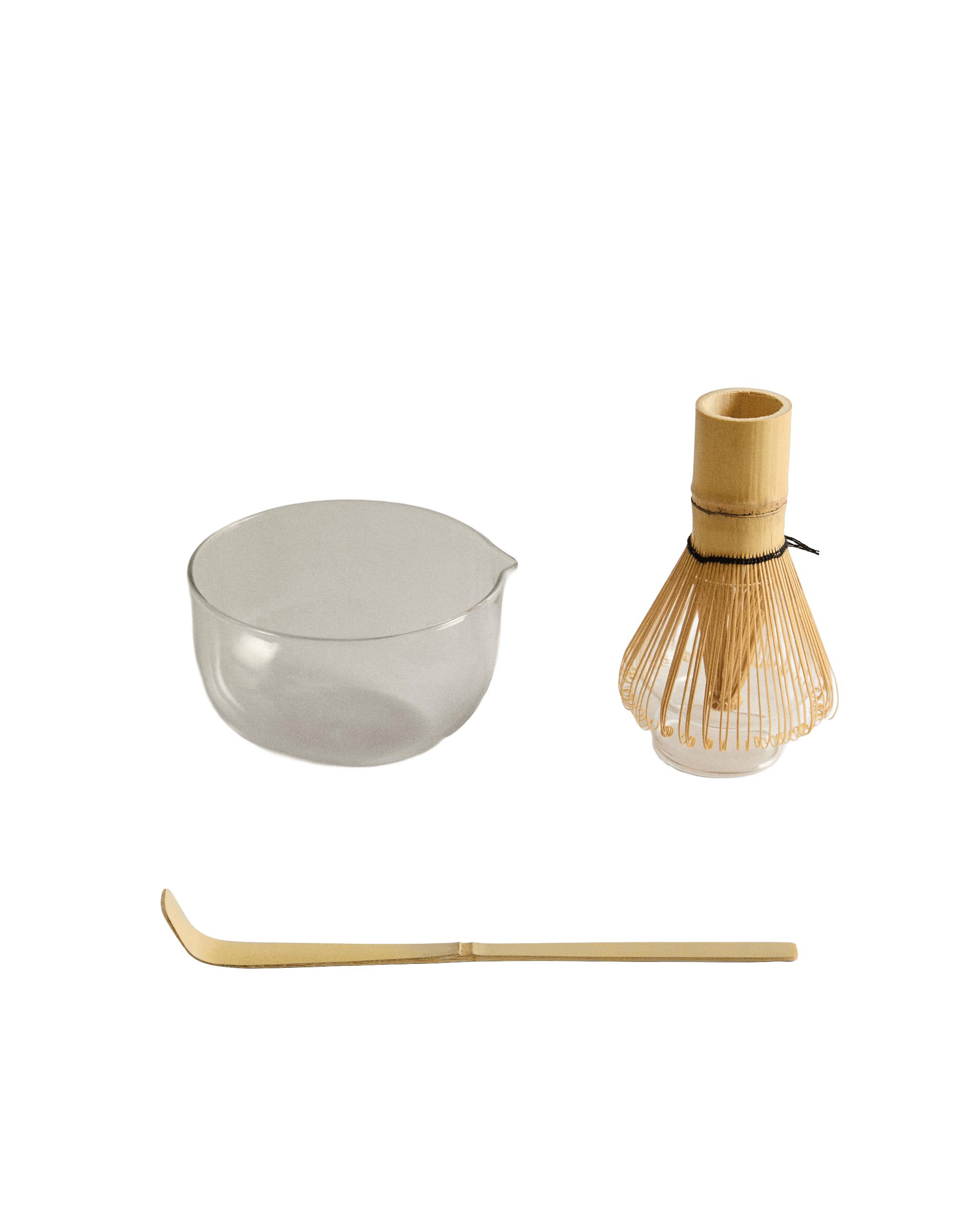 BOROSILICATE GLASS MATCHA TEA SET product thumbnail 6