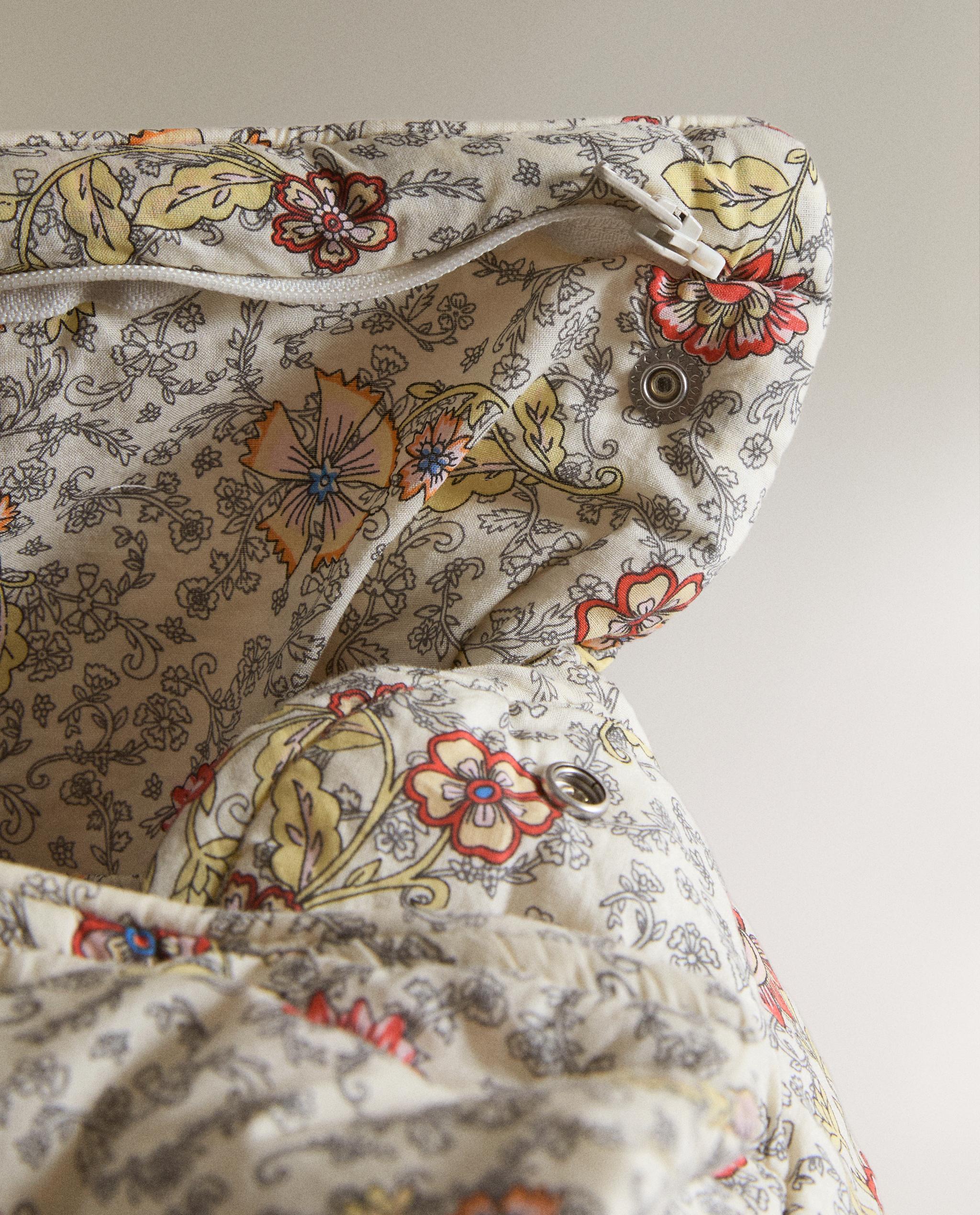 FLORAL COTTON MATERNITY BAG product thumbnail 4