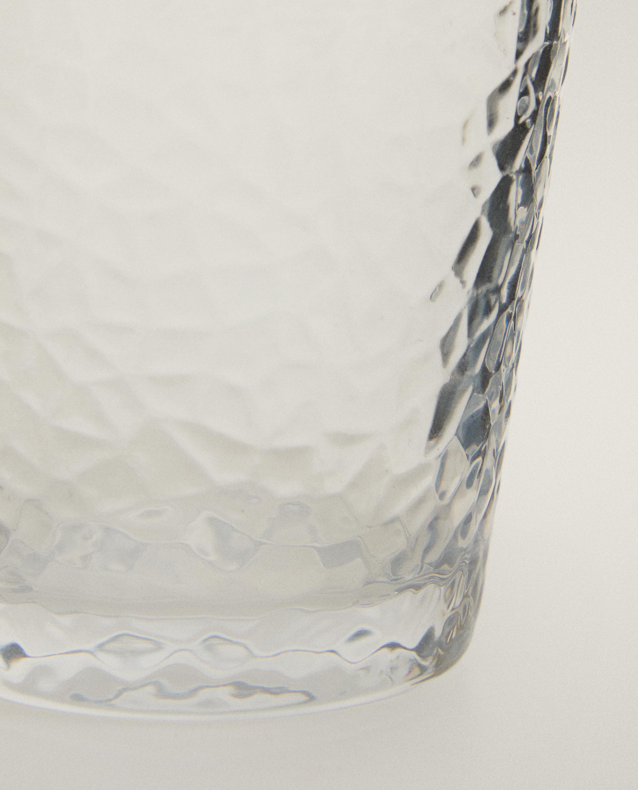 RAISED HONEYCOMB DESIGN GLASS TUMBLER product thumbnail 5