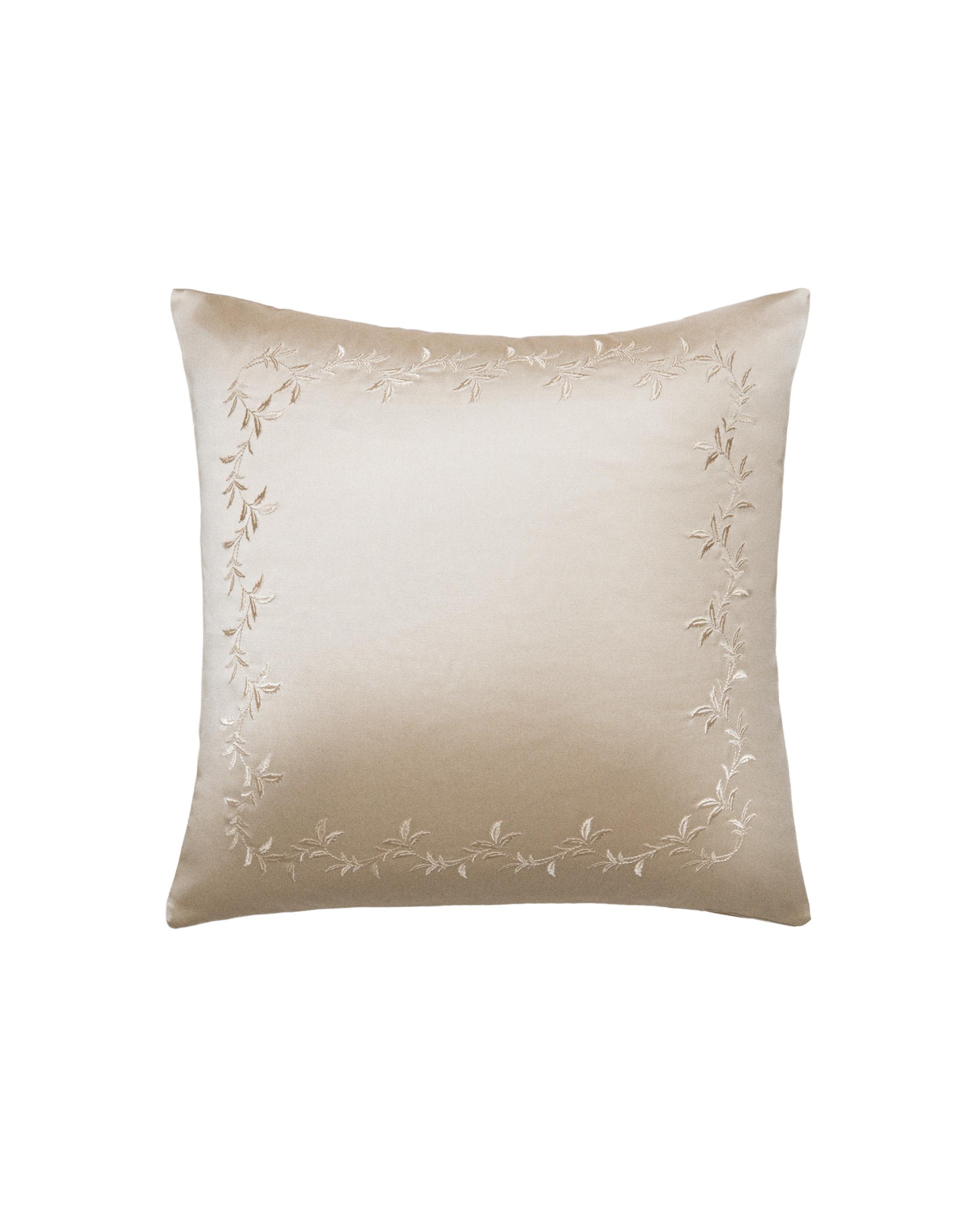 LEAF PRINT SATEEN CUSHION COVER product thumbnail 6