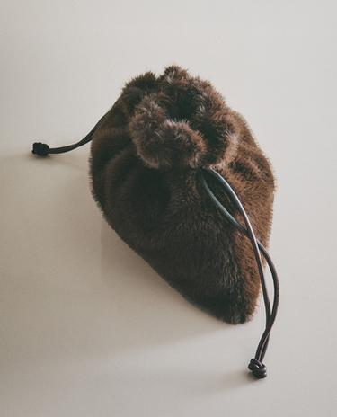 FAUX FUR MINI BAG