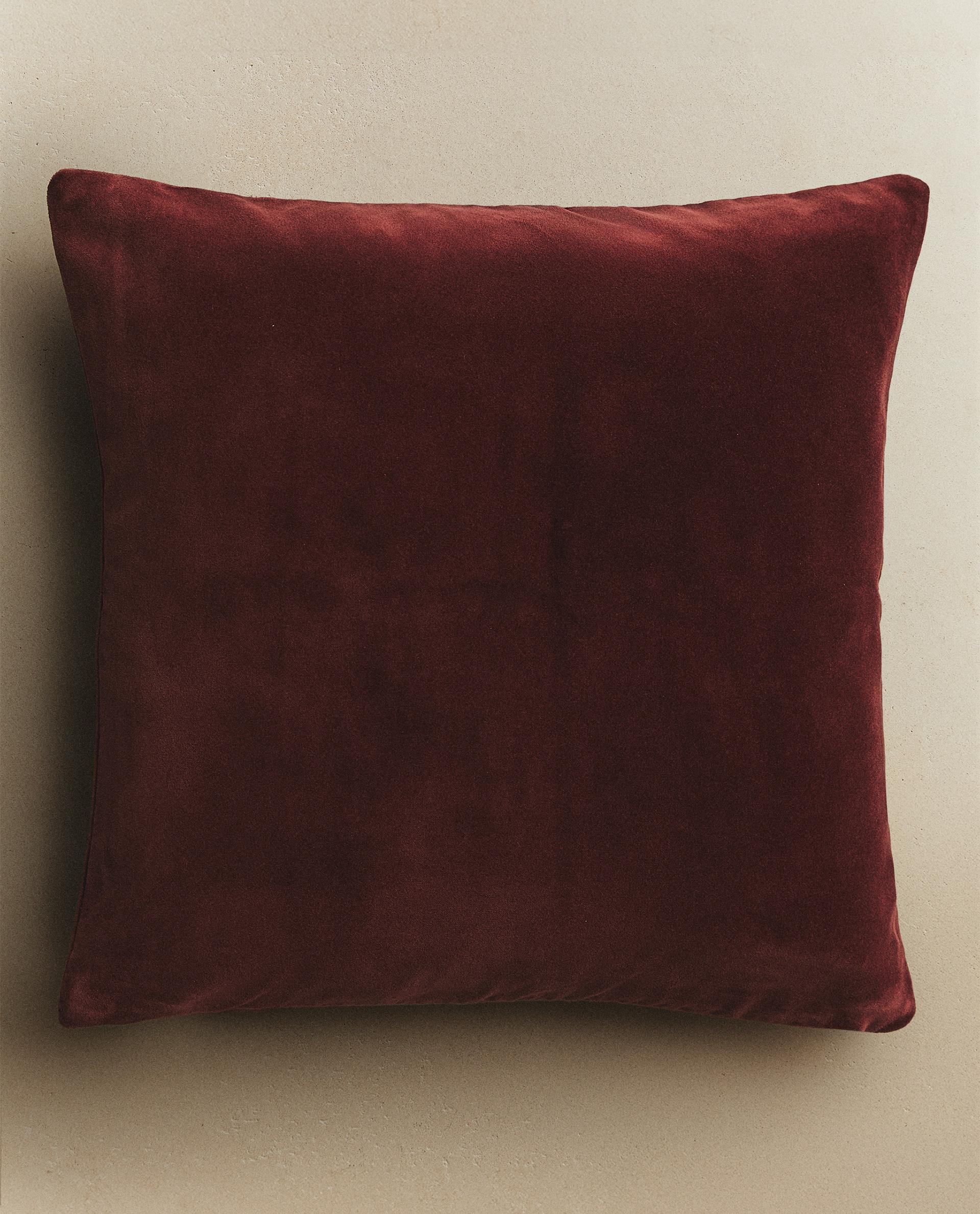 Allbright オーブライド クッションカバー くっしょん ベルベット 無地 Amazon.co.jp: Allbright オーブライド クッションカバー くっしょん