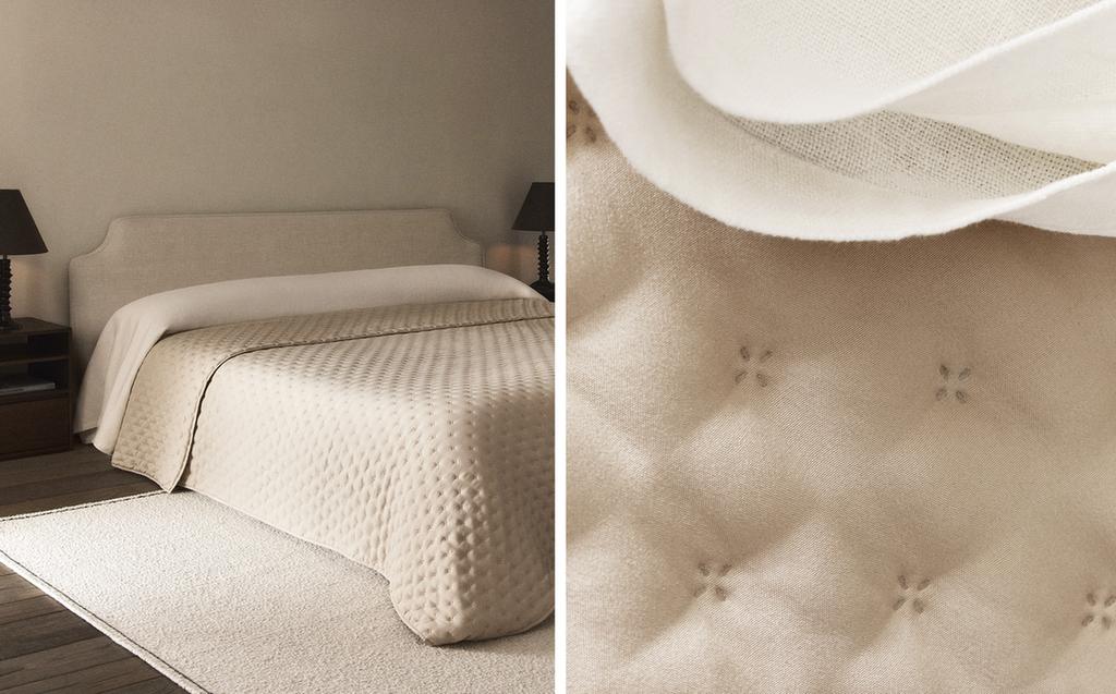 ÉDREDON MATELASSÉ À POIS ÉDREDON MATELASSÉ À POIS