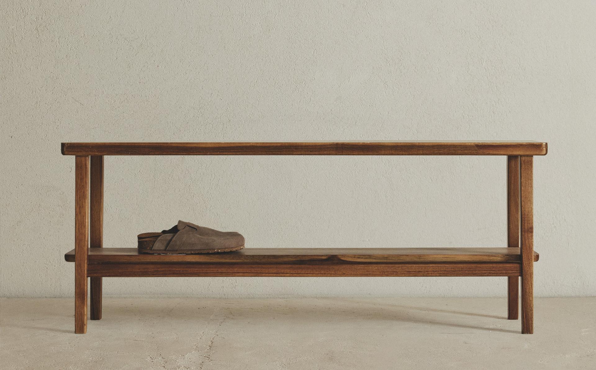 ACACIA WOOD DOUBLE BENCH ACACIA WOOD DOUBLE BENCH