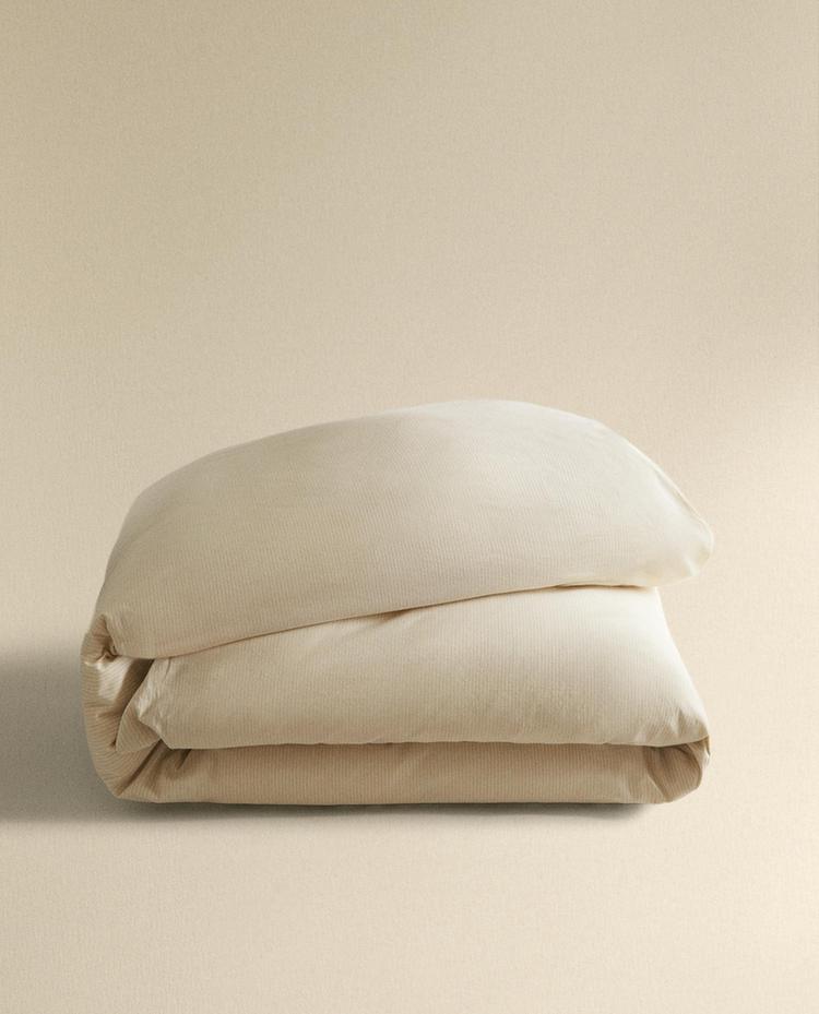 STRIPED SEERSUCKER COTTON DUVET COVER