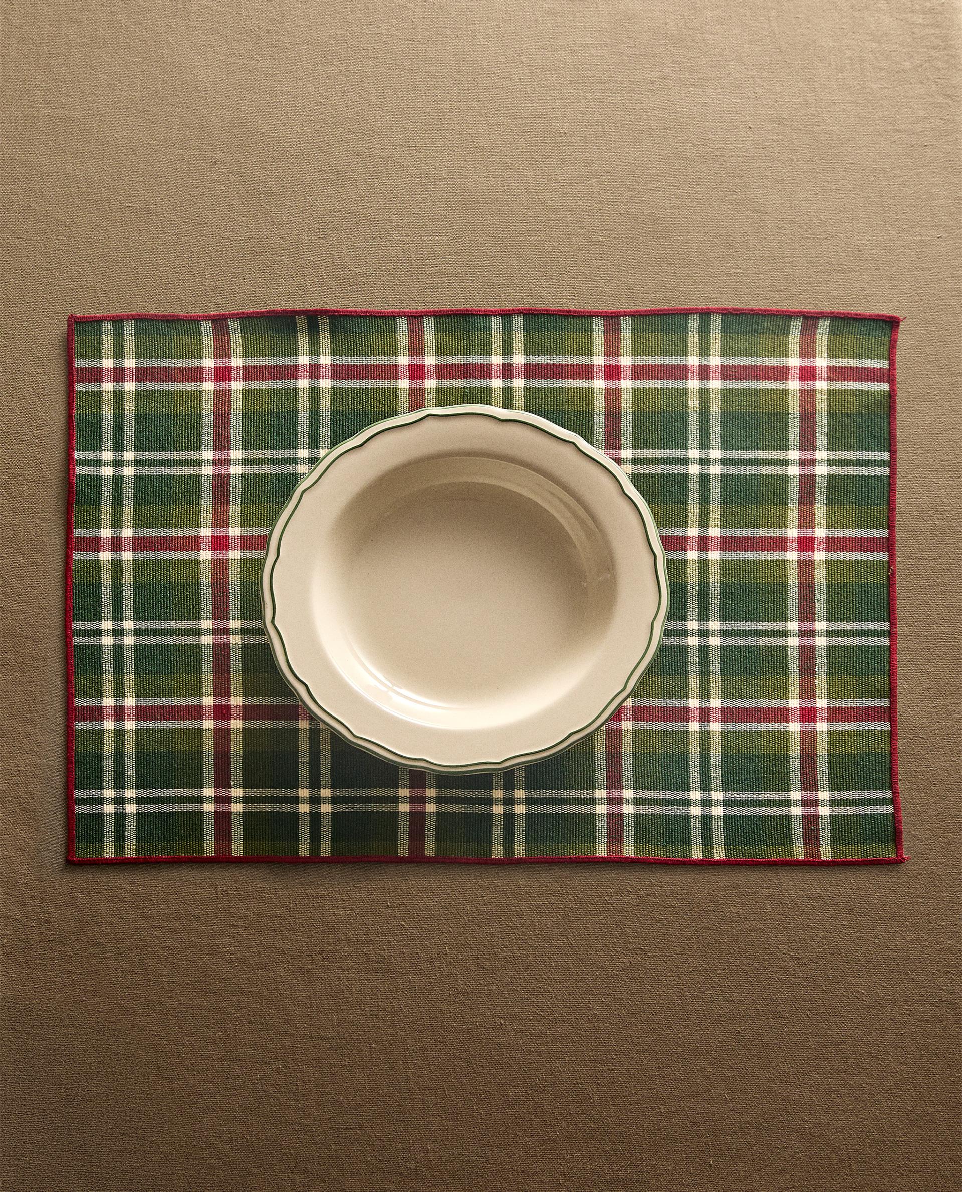 クリスマスチェック プレースマット (x 2) | Zara Home 日本/Japan