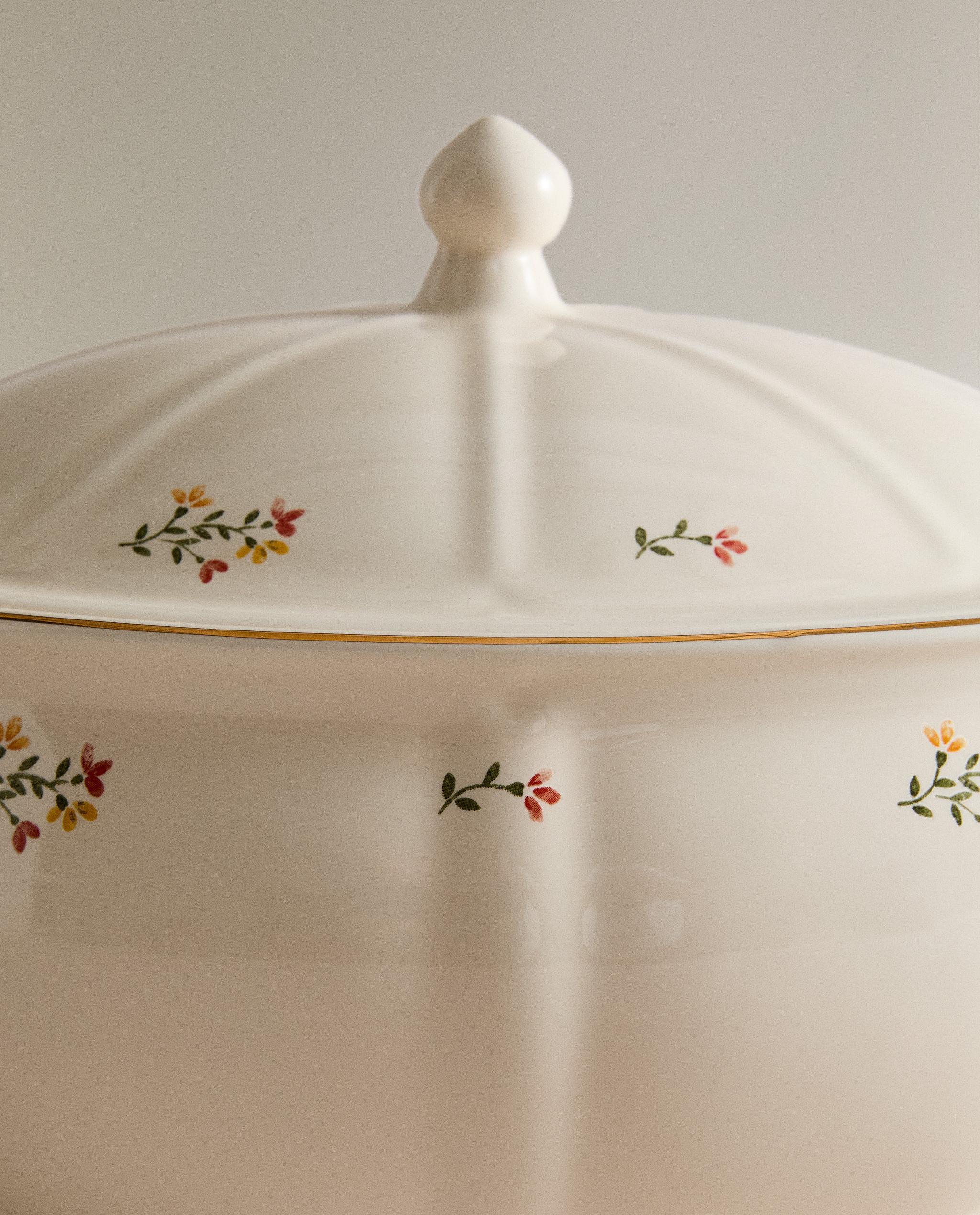 FLORAL PORCELAIN TUREEN product thumbnail 2