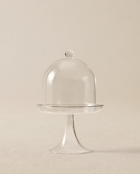 BOROSILICATE GLASS MINI CAKE STAND