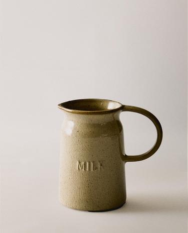 STONEWARE MILK JUG