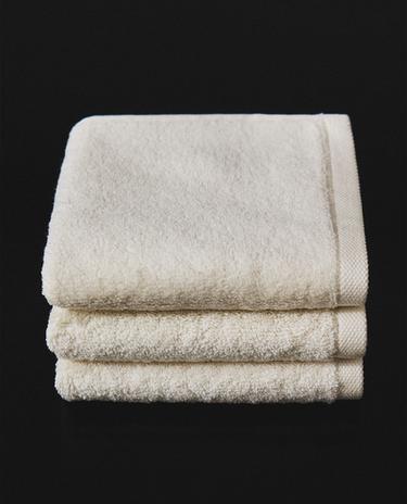 طقم مناشف يد من القطن عالي الجودة (طقم من 3 قطع)