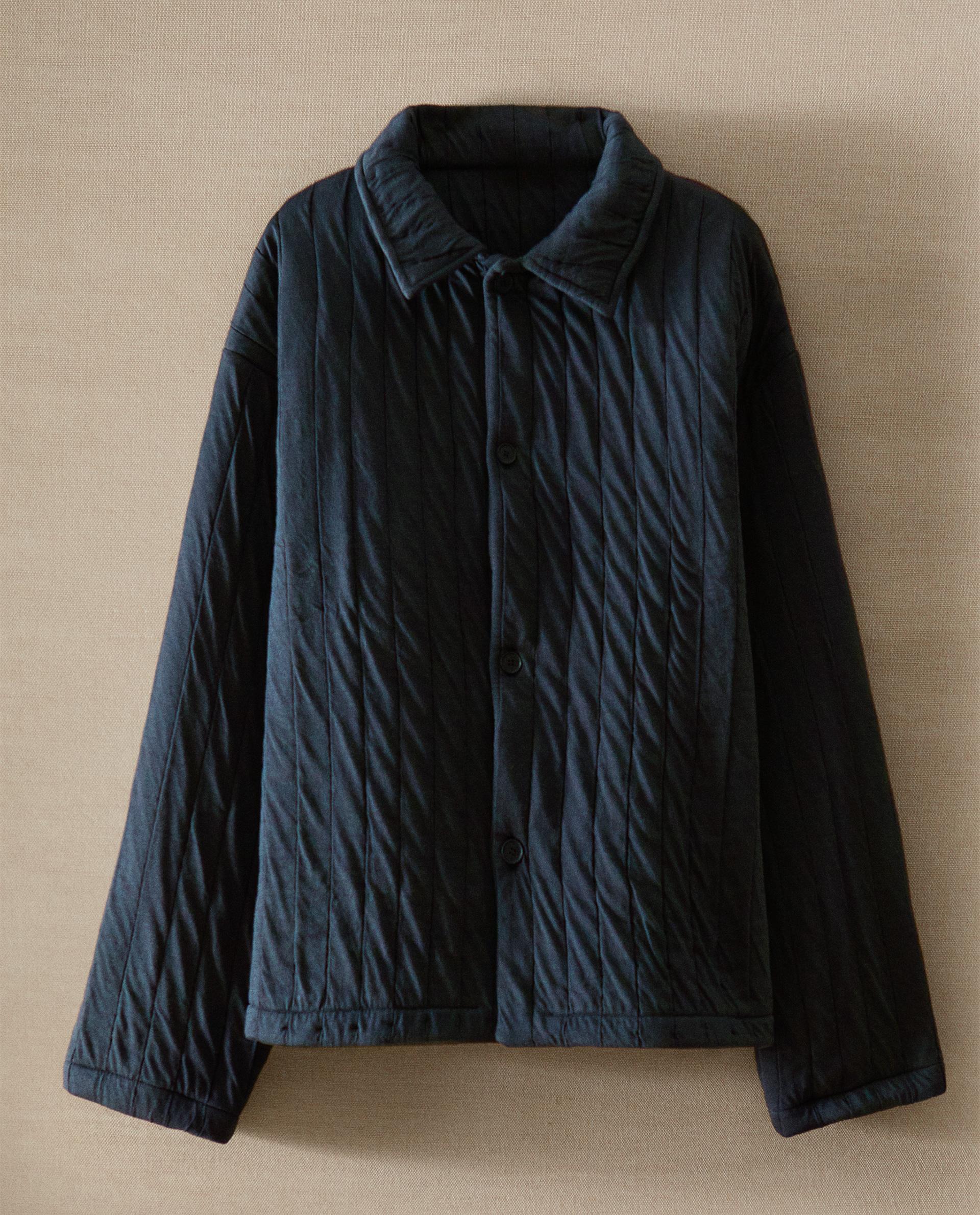 SHORT QUILTED DRESSING GOWN