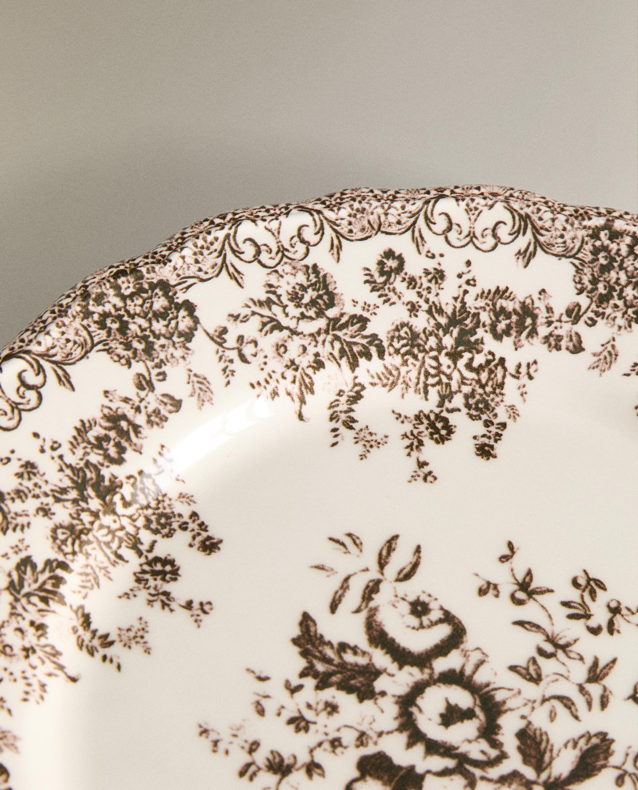 FLORAL EARTHENWARE DINNER PLATE product thumbnail 13