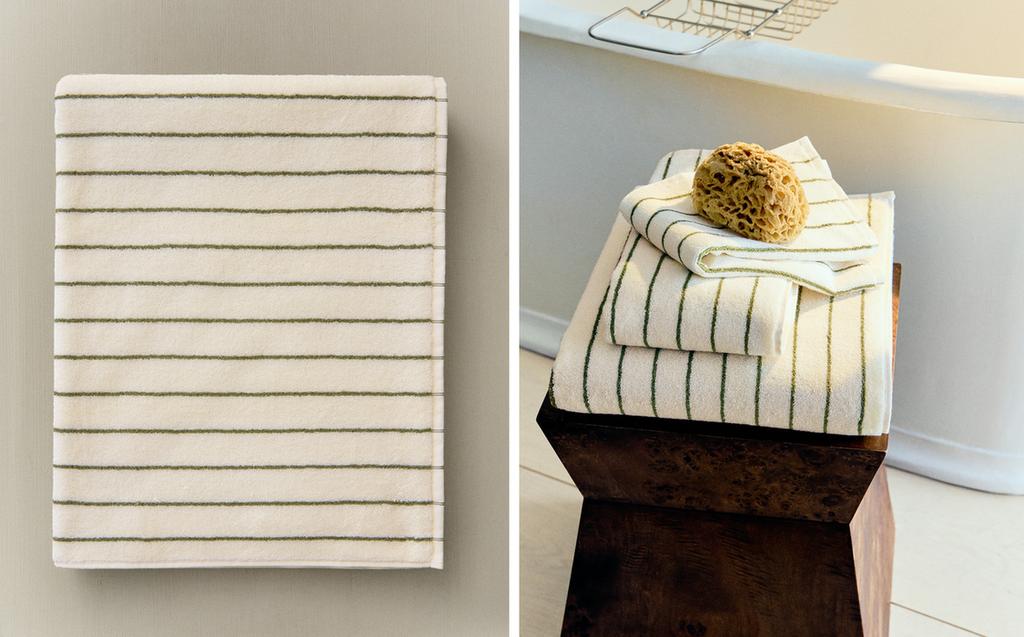 COLOURED STRIPE BATH TOWEL COLOURED STRIPE BATH TOWEL