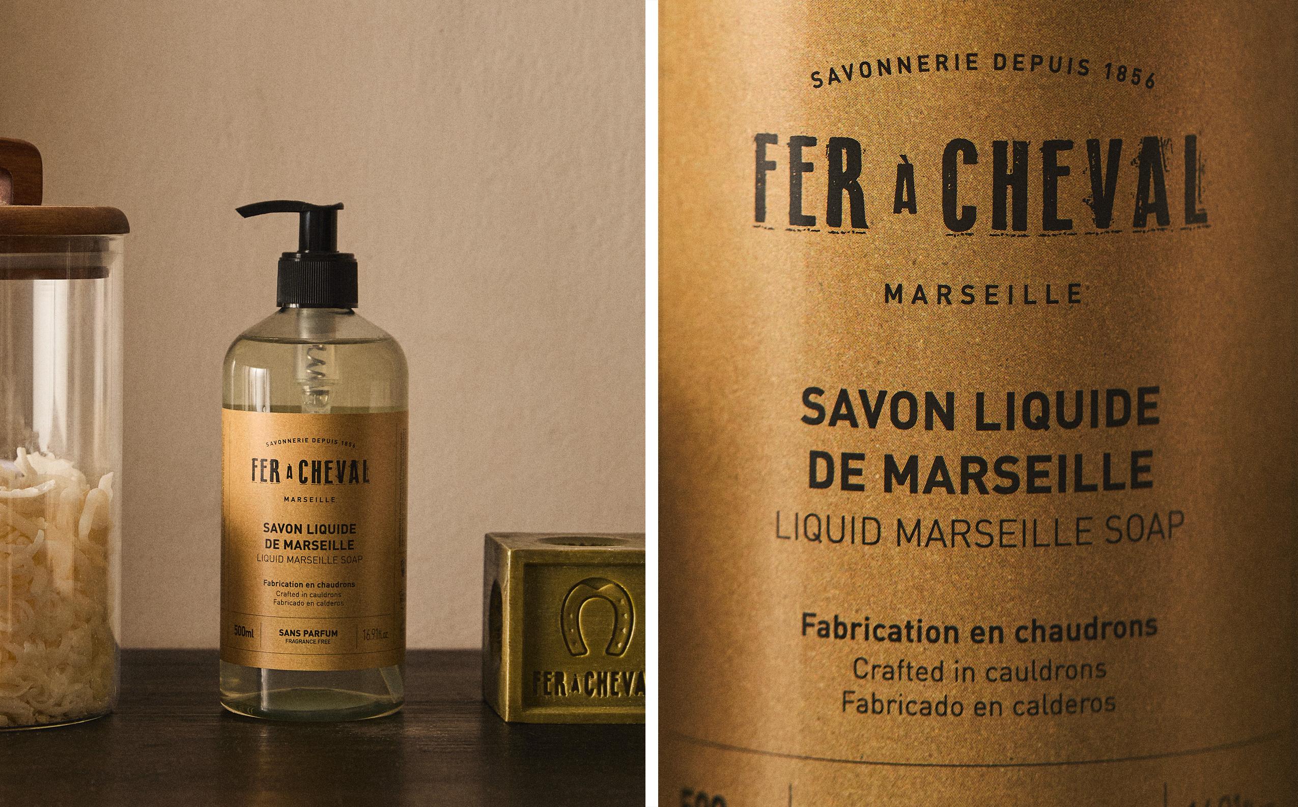 (500 ML) FER À CHEVAL MARSEILLE LIQUID SOAP