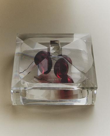 GLASS JEWELLERY BOX