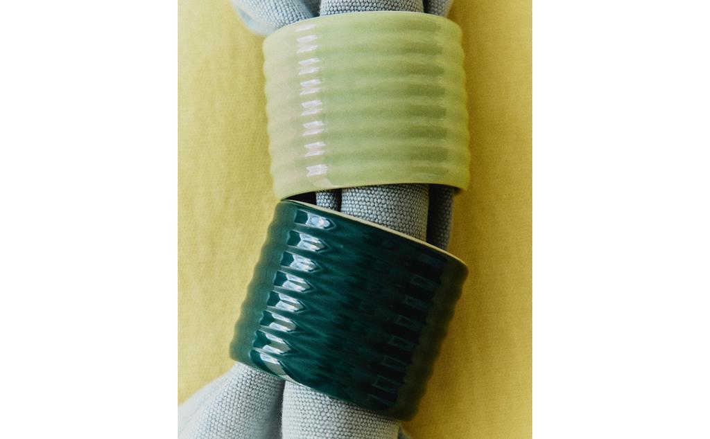 PACK SERVILLETEROS CERÁMICOS RELIEVE (PACK DE 4)