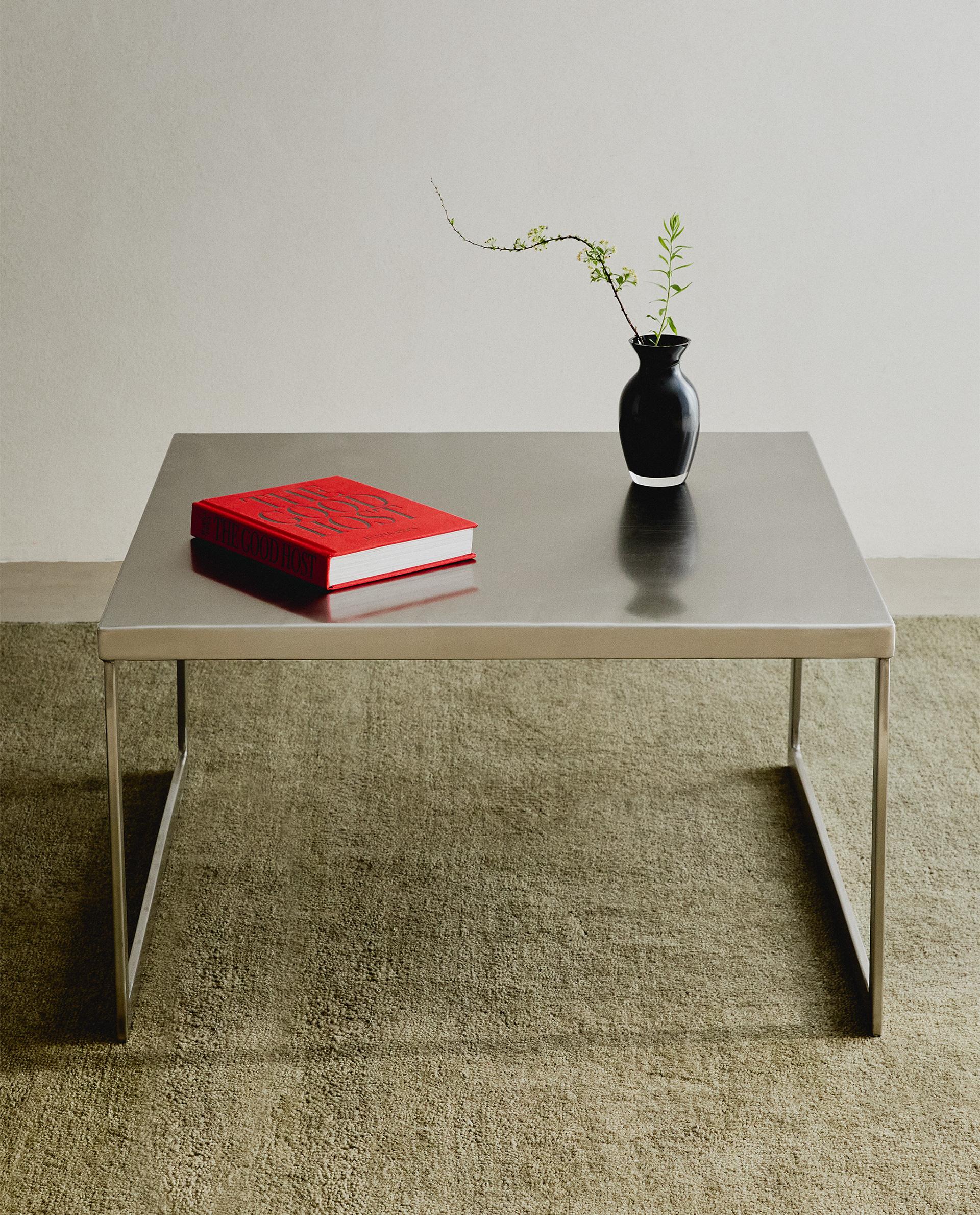 SQUARE STAINLESS STEEL SIDE TABLE | Zara Home United States of America