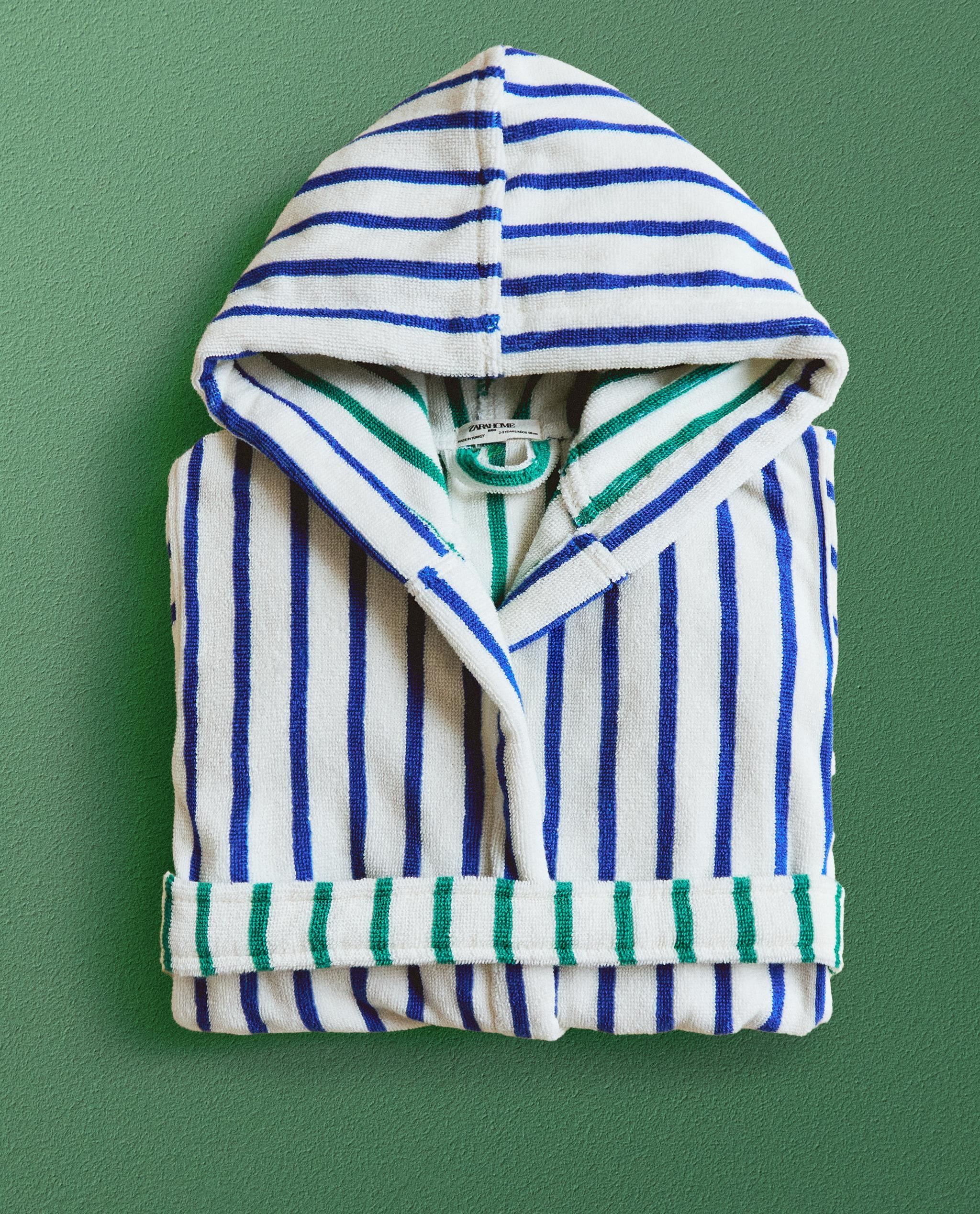 KIDS' STRIPED BATHROBE product thumbnail 10