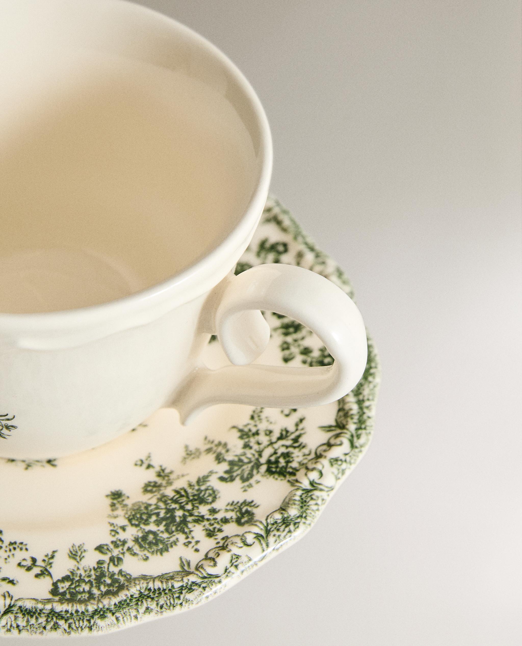 FLORAL TEACUP AND SAUCER product thumbnail 7