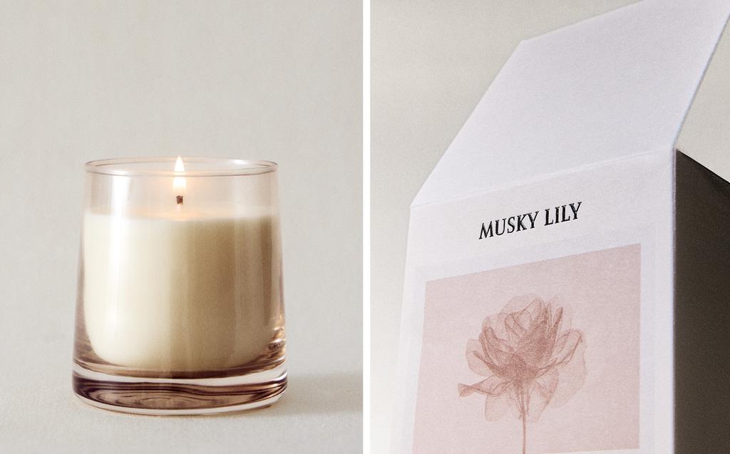 (180 G) BOUGIE PARFUMÉE MUSKY LILY (180 G) BOUGIE PARFUMÉE MUSKY LILY