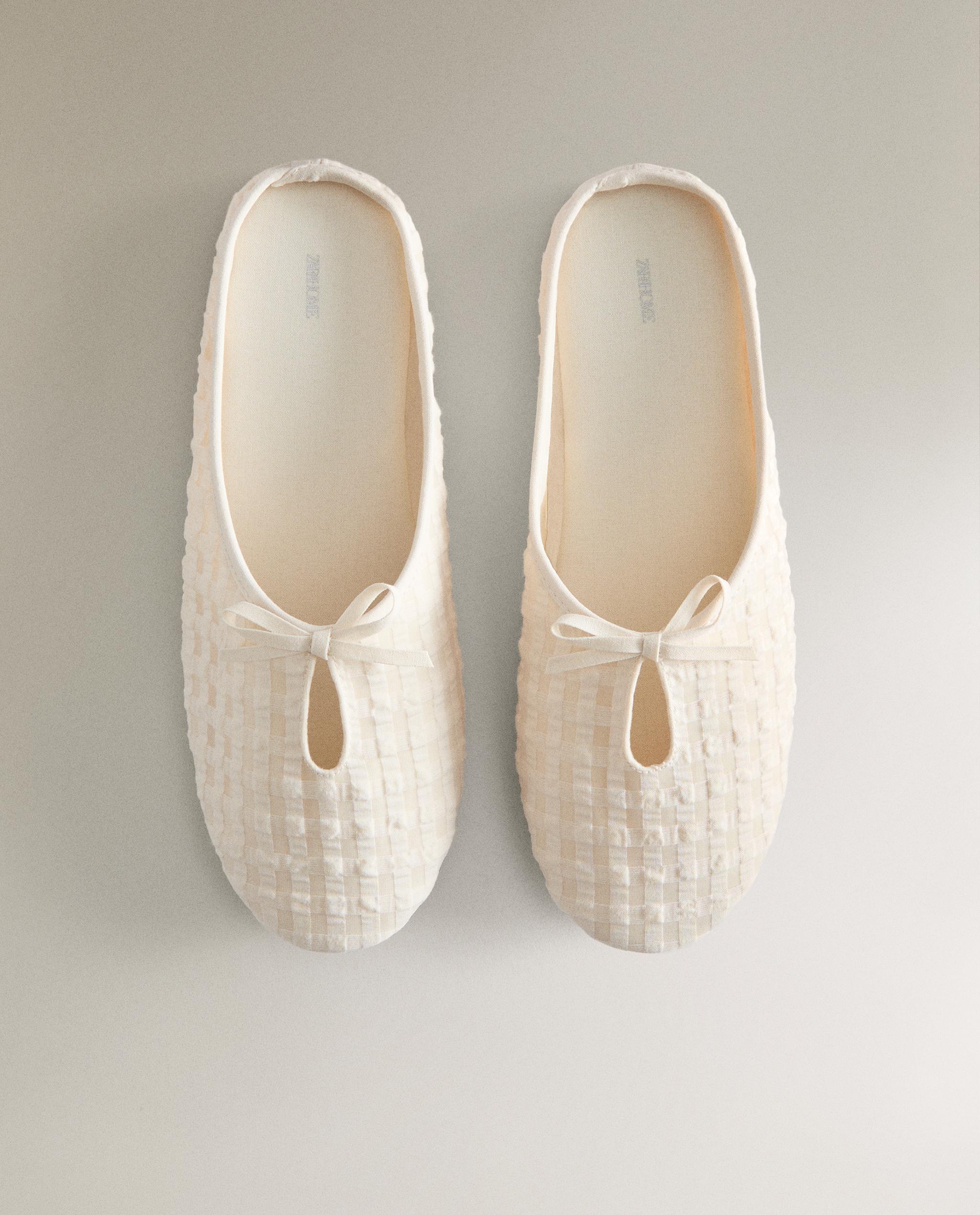 GINGHAM MULE SLIPPERS product thumbnail 5