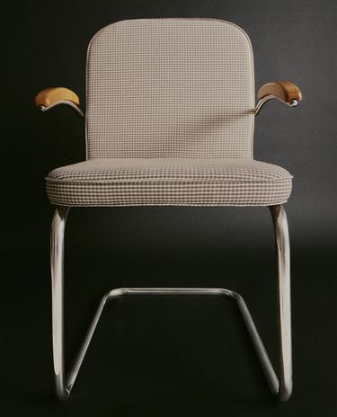 CADEIRA VINTAGE CROMADA