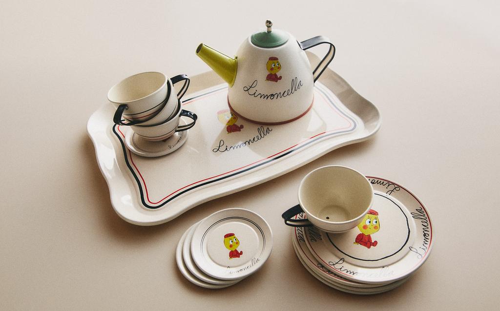 KIDS' LIMONCELLA X THE ANIMALS OBSERVATORY TOY DINNER SET