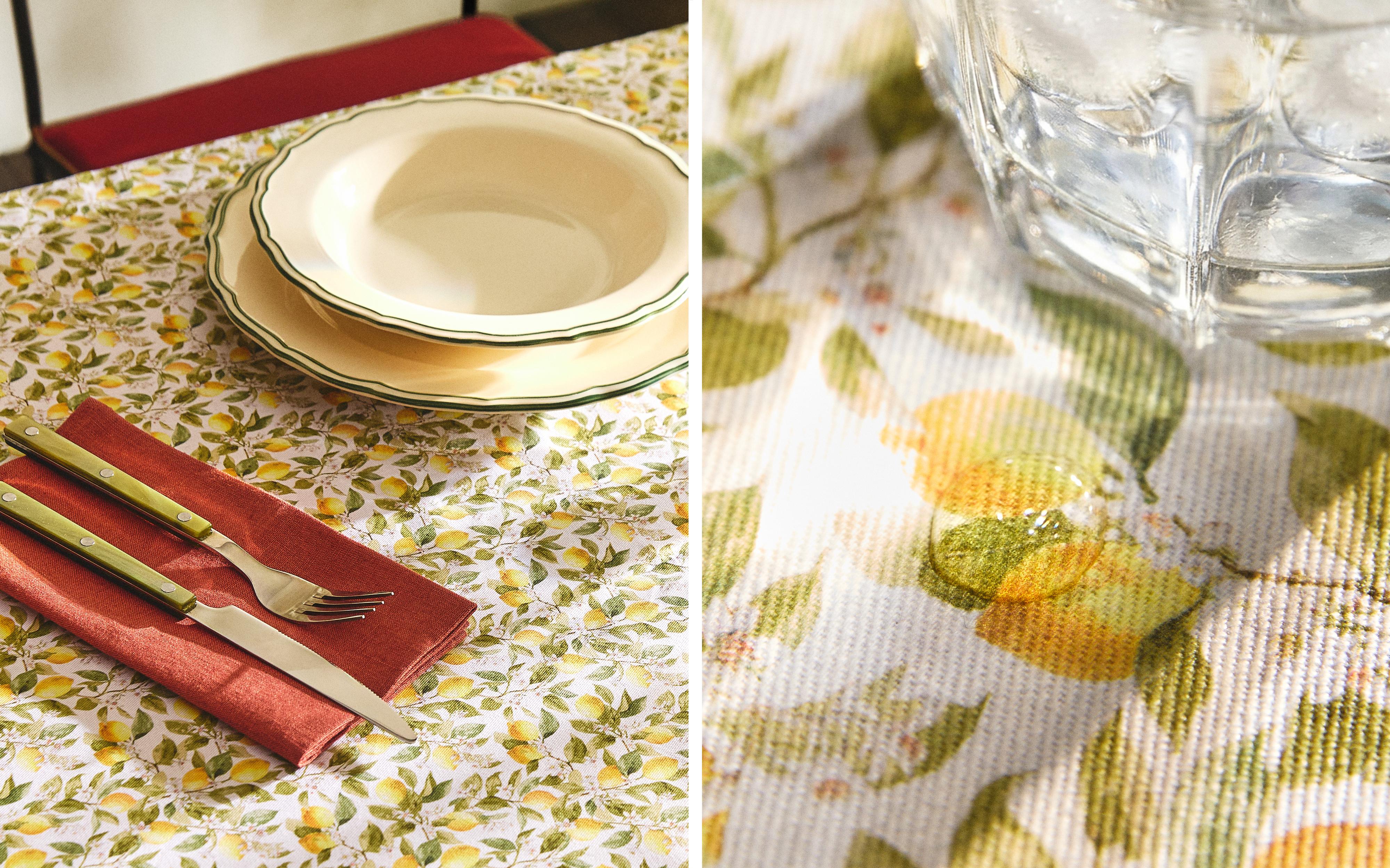 RESIN-COATED COTTON TABLECLOTH WITH LEMON PRINT product thumbnail 8
