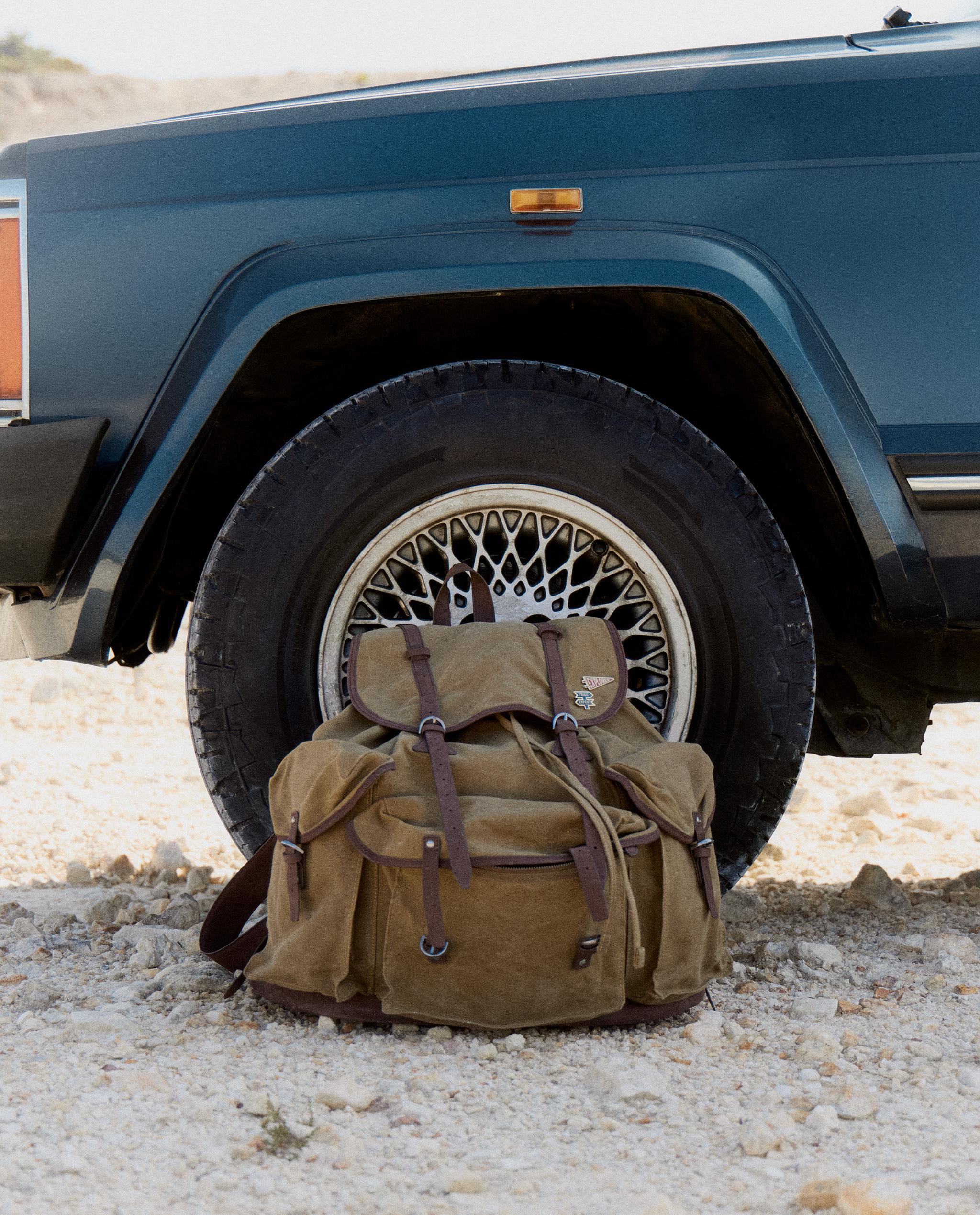 COTTON AND LEATHER BACKPACK product thumbnail 14