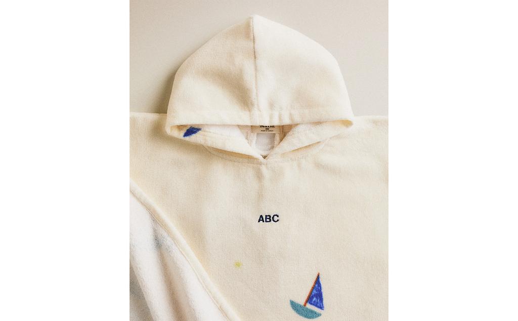 KIDS' BOAT BEACH PONCHO