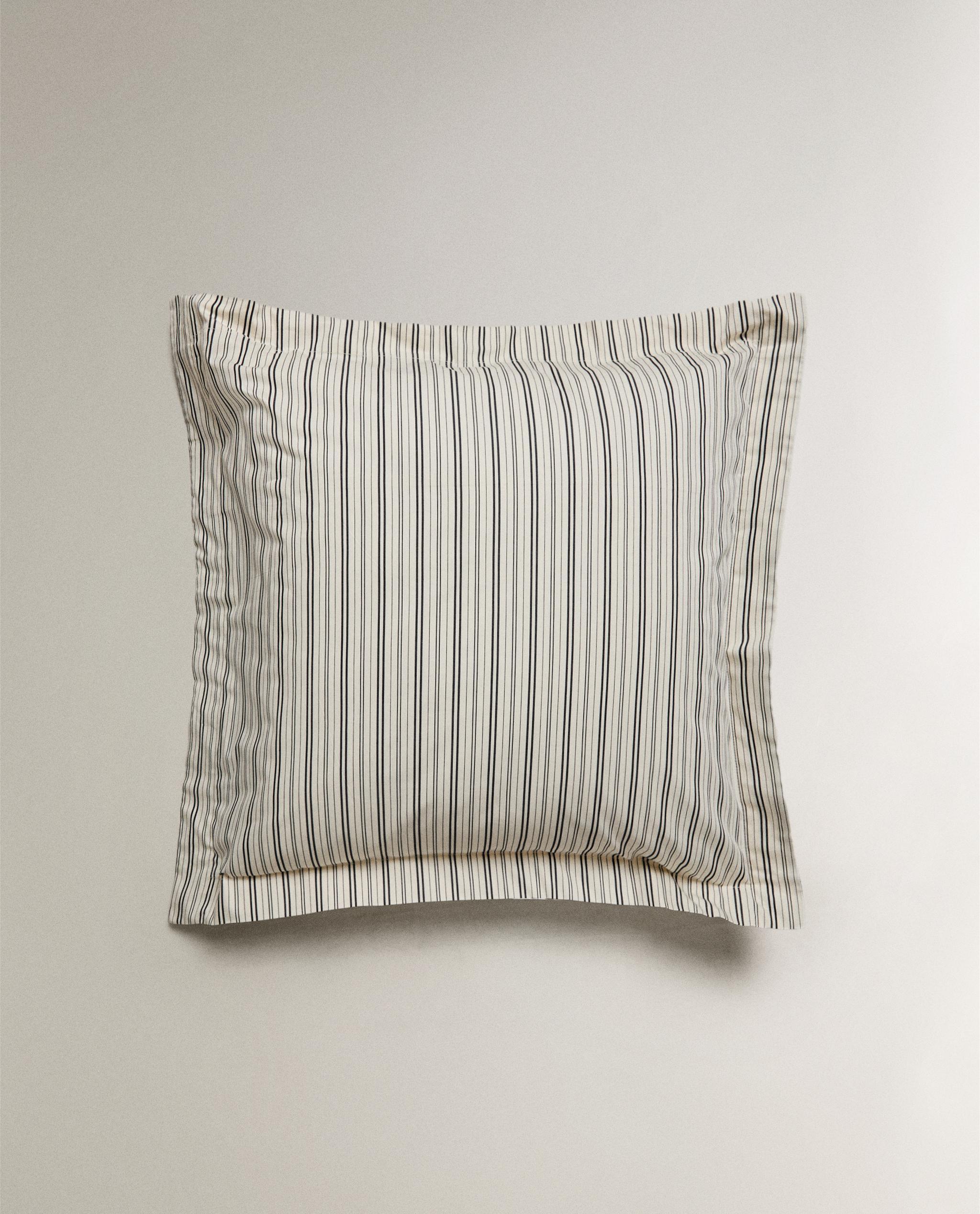 STRIPED PERCALE PILLOWCASE product thumbnail 3