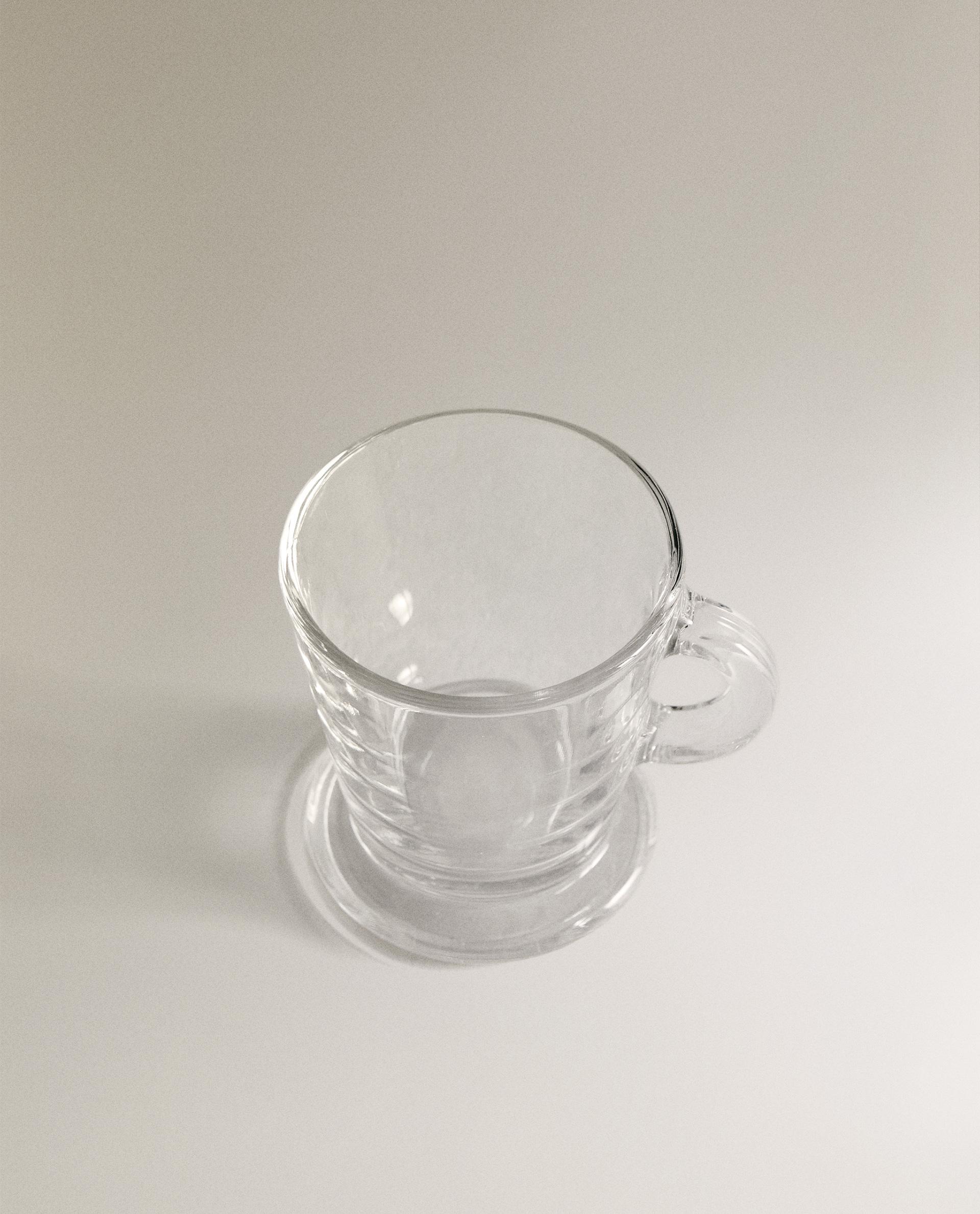 ESPRESSO-TASSE AUS TRANSPARENTEM GLAS