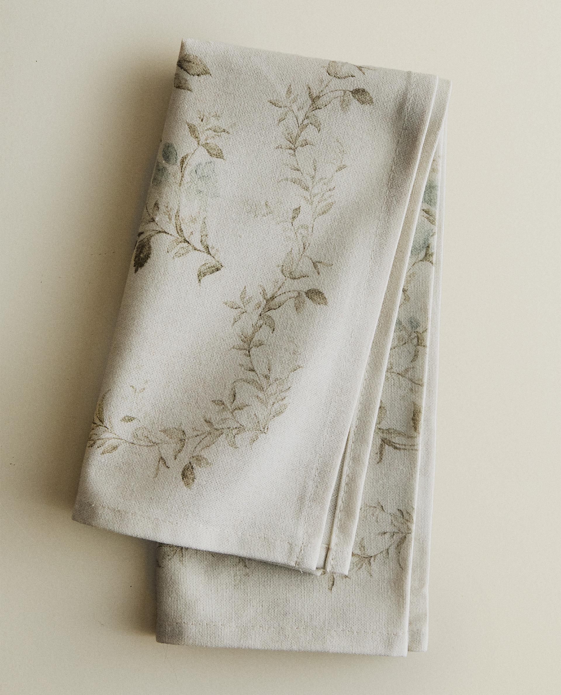 SERVILLETAS ESTAMPADO VEGETAL (PACK DE 2) SERVILLETAS ESTAMPADO VEGETAL (PACK DE 2)