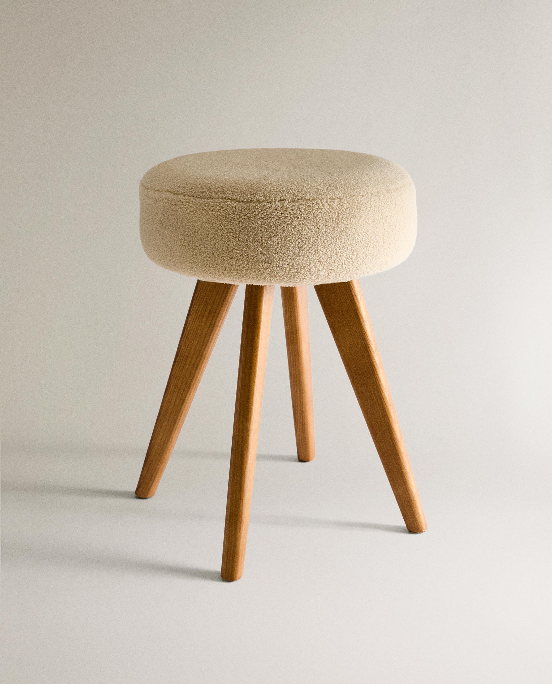 ムートンテイストのスツール | Zara Home 日本/Japan
