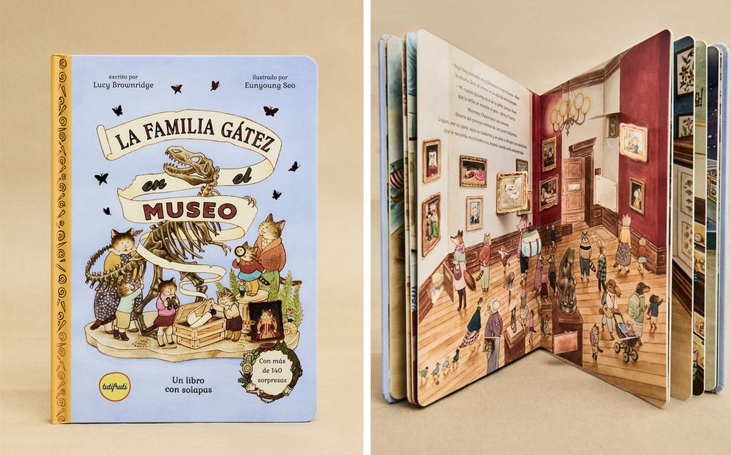 LIBRO INFANTIL LA FAMILIA GÁTEZ EN EL MUSEO (ESPAÑOL)