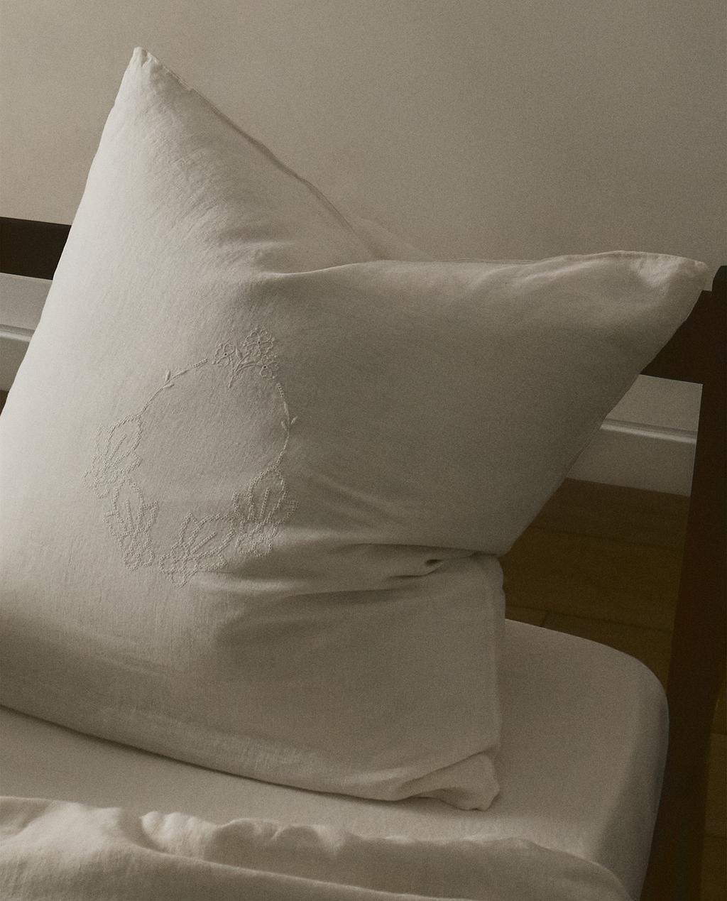 FUNDA DE ALMOHADA LINO LAVADO