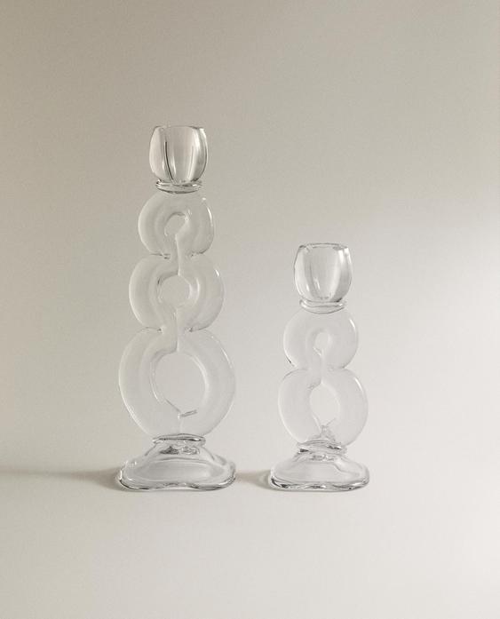 CANDELABRO VETRO SFERE CANDELABRO VETRO SFERE