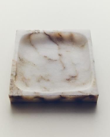 SQUARE ALABASTER TRAY