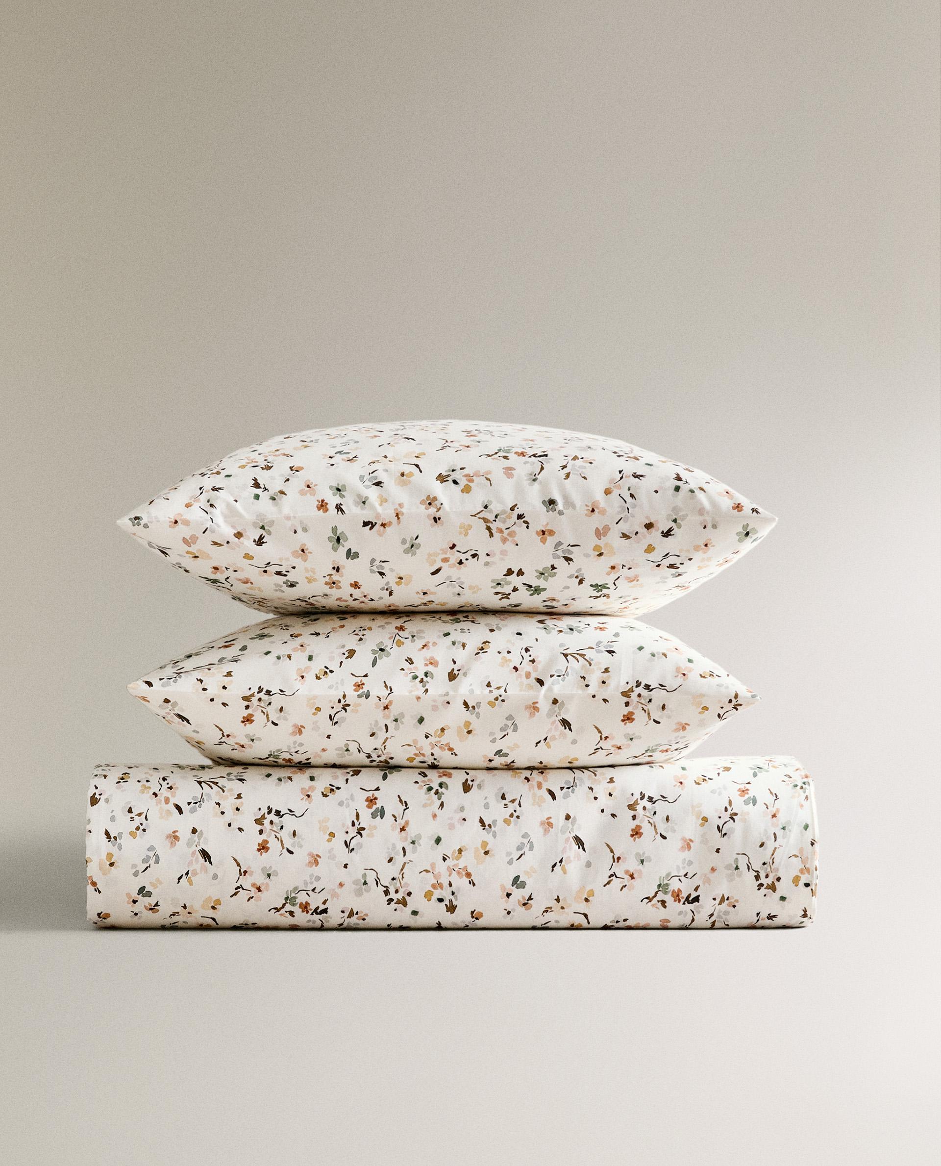 フラワープリント デュべカバー | Zara Home 日本/Japan フラワープリント デュべカバー | Zara Home 日本/Japan