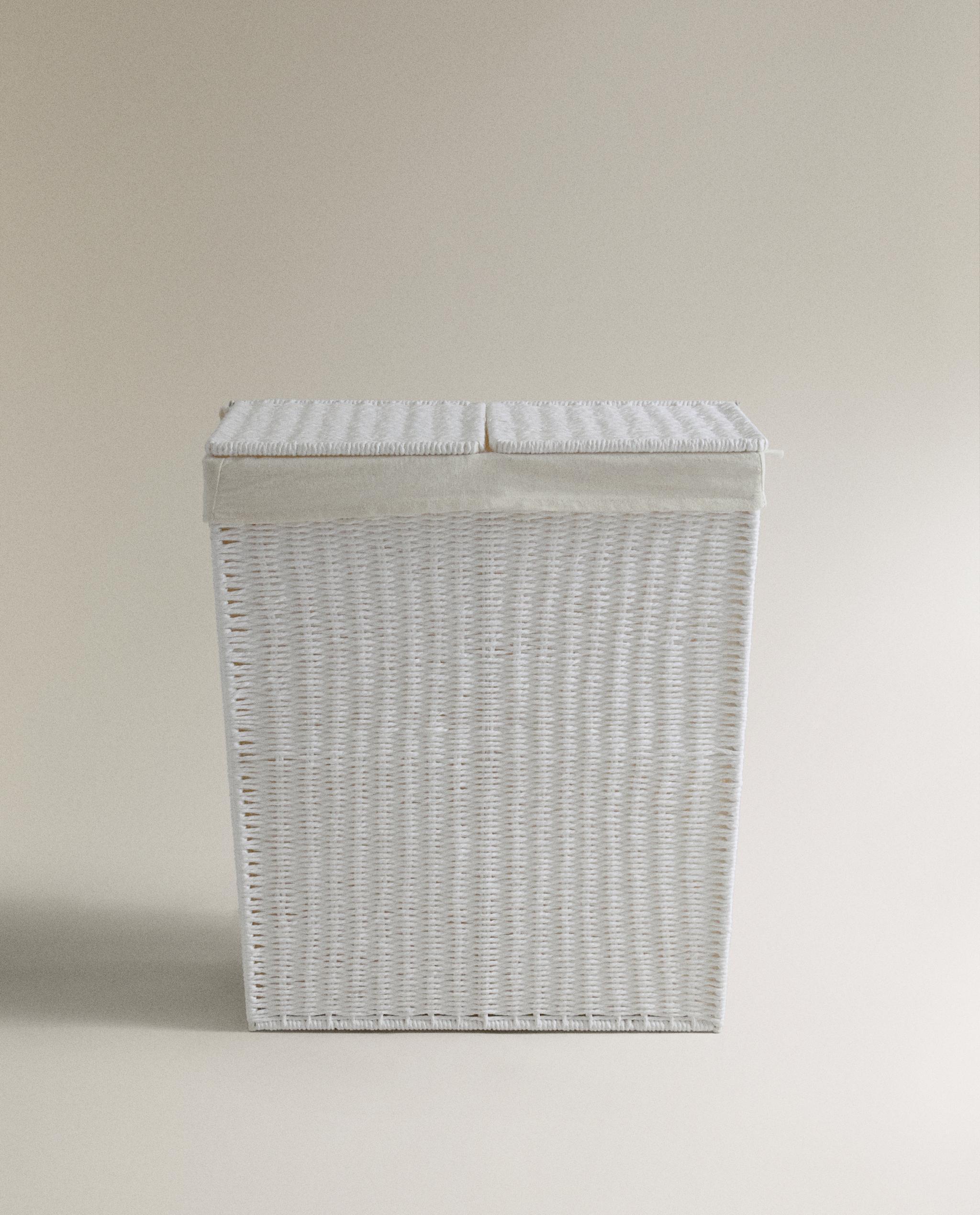 LAUNDRY BASKET WITH TWO COMPARTMENTS product thumbnail 3