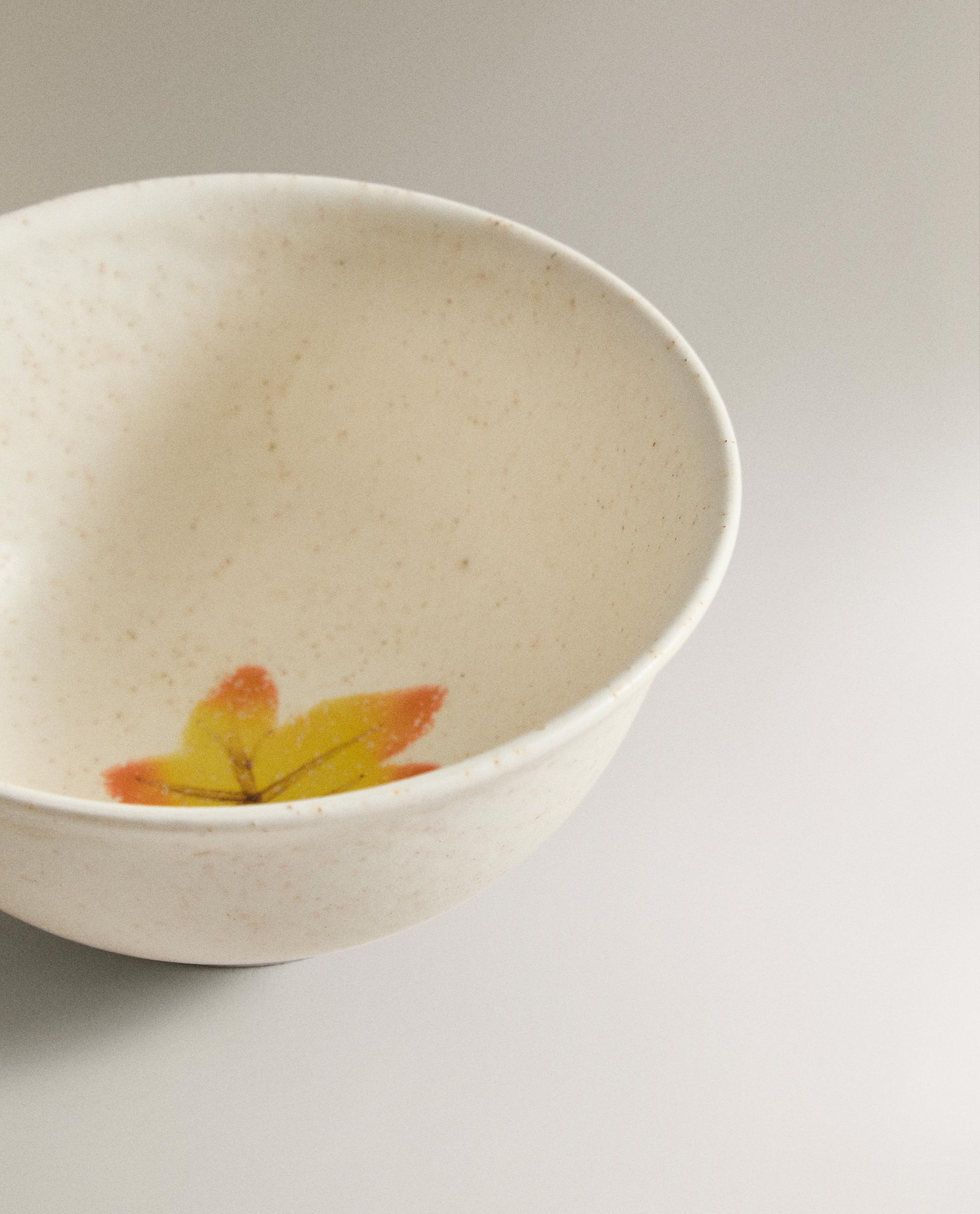 リーフ ストーンウェアボウル | Zara Home 日本/Japan