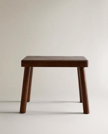 ACACIA WOOD STOOL
