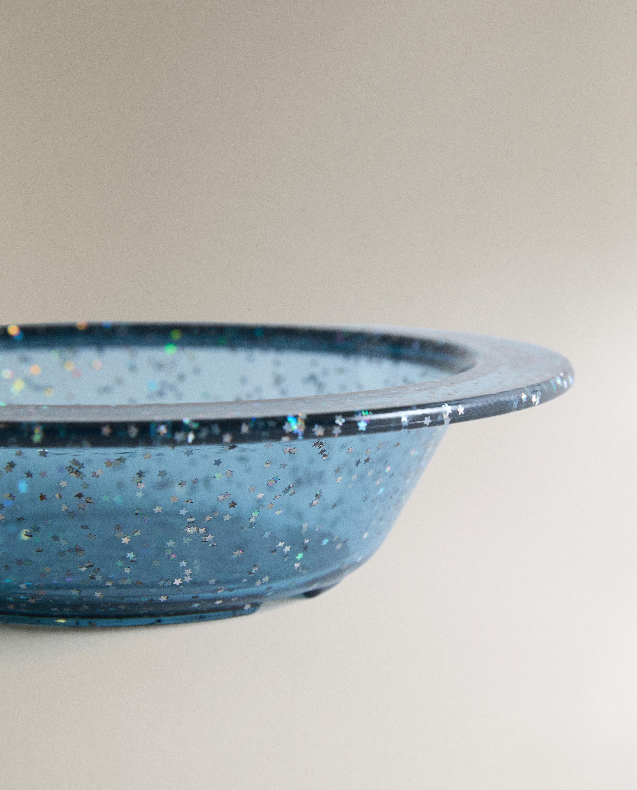 CHILDREN'S GLITTER TRITAN™ PLATE WITH STARS product thumbnail 6