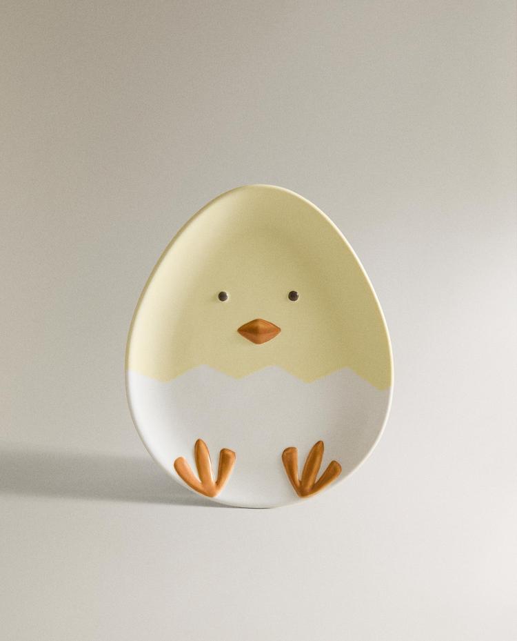 ASSIETTE ENFANT PORCELAINE POUSSIN ASSIETTE ENFANT PORCELAINE POUSSIN