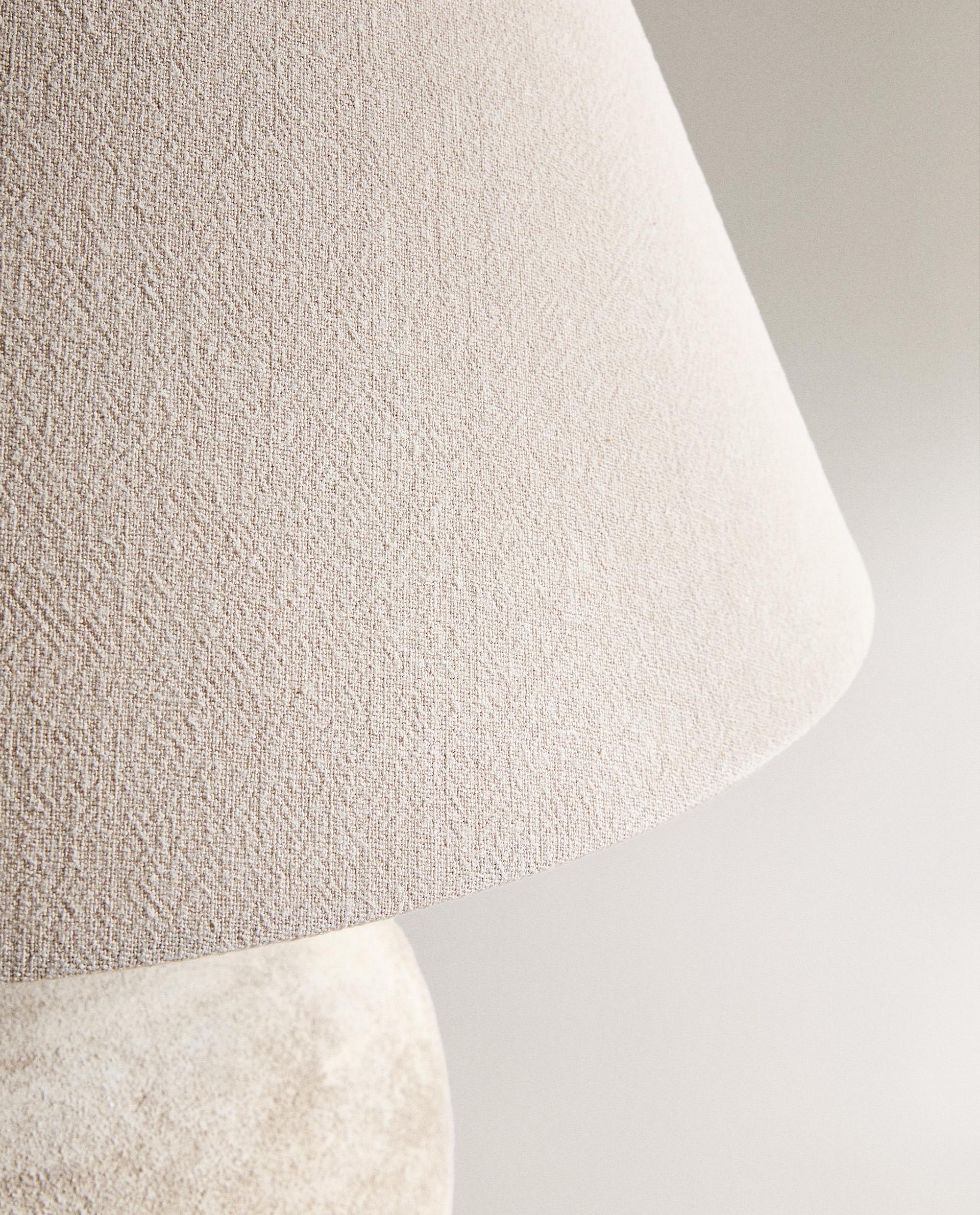 LARGE ANTIQUE FINISH CERAMIC TABLE LAMP | Zara Home United