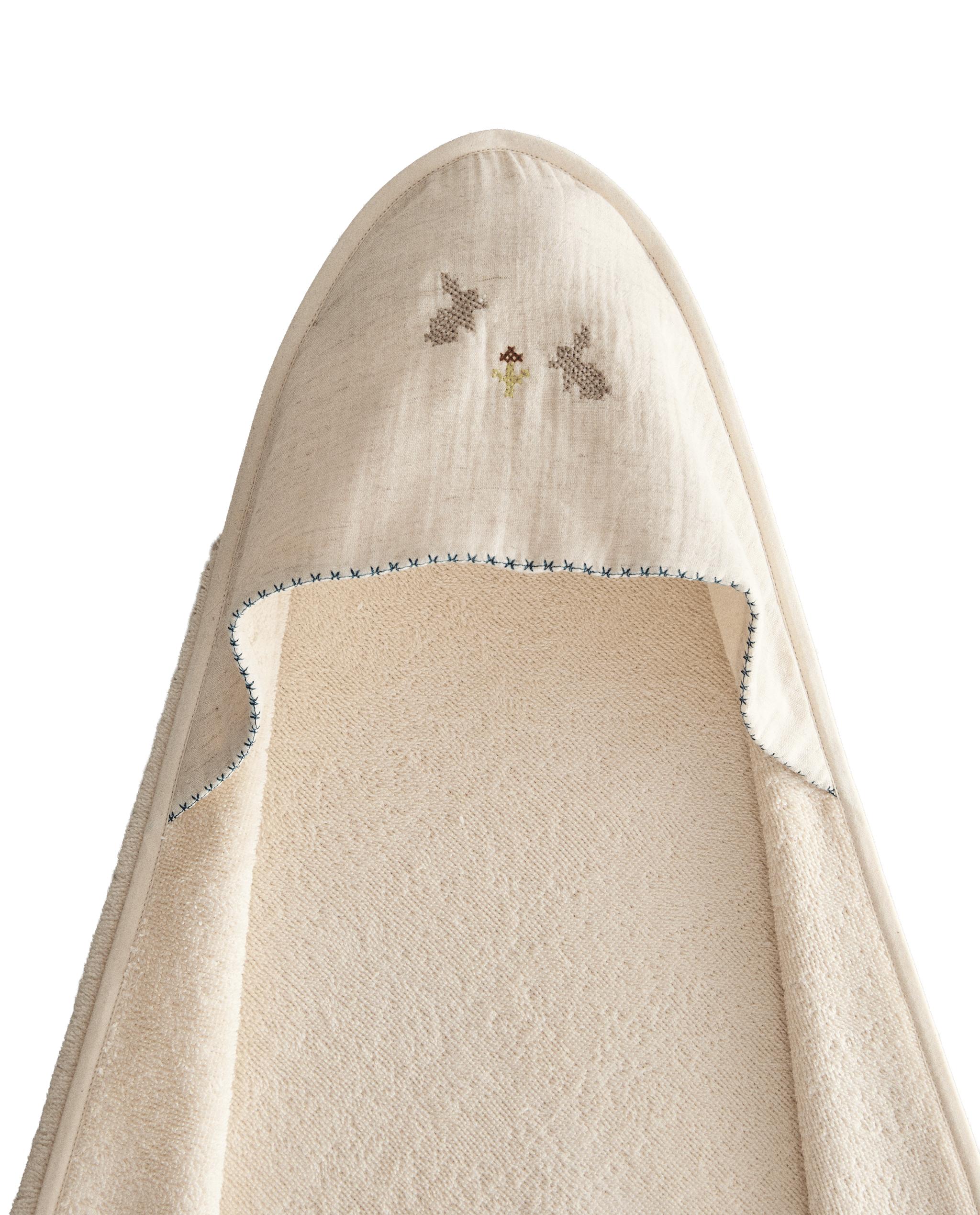 EMBROIDERED HOODED BABY TOWEL product thumbnail 6